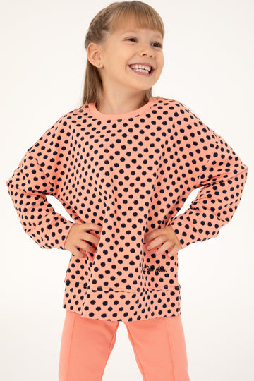 Girl's Salmon Sweatshirt