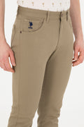 Men's Dark Khaki Canvas Pants