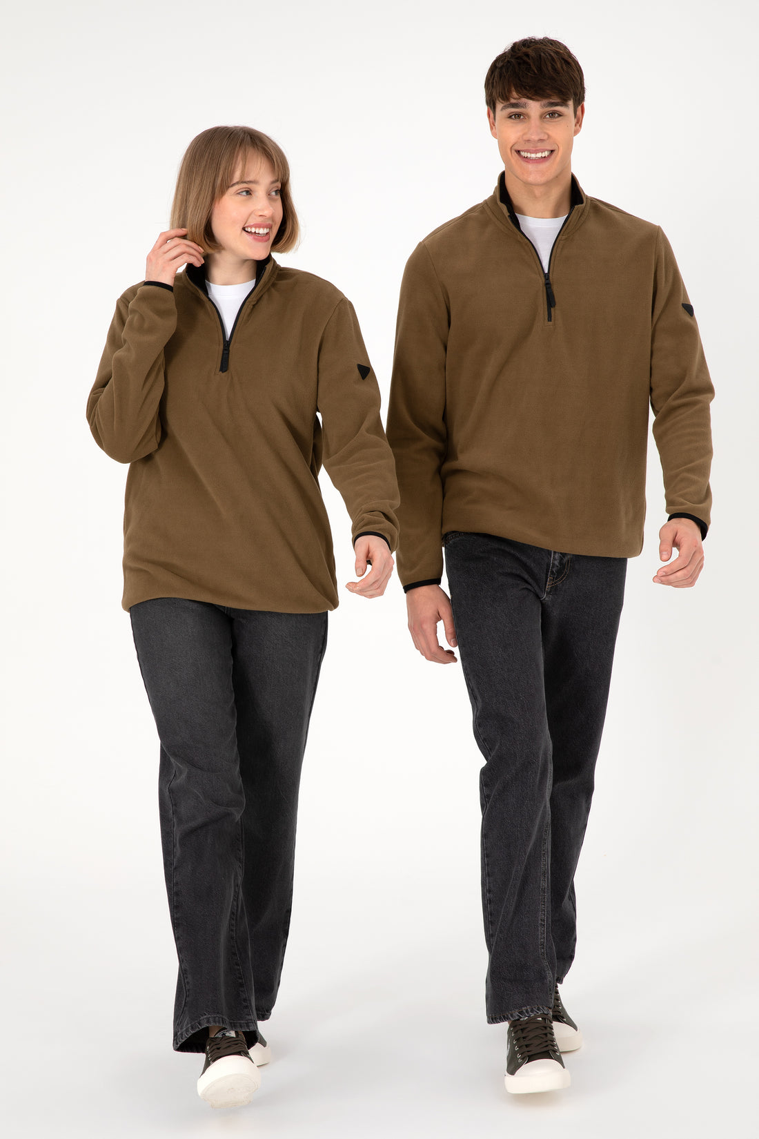 Men's Khaki Basic Sweatshirt