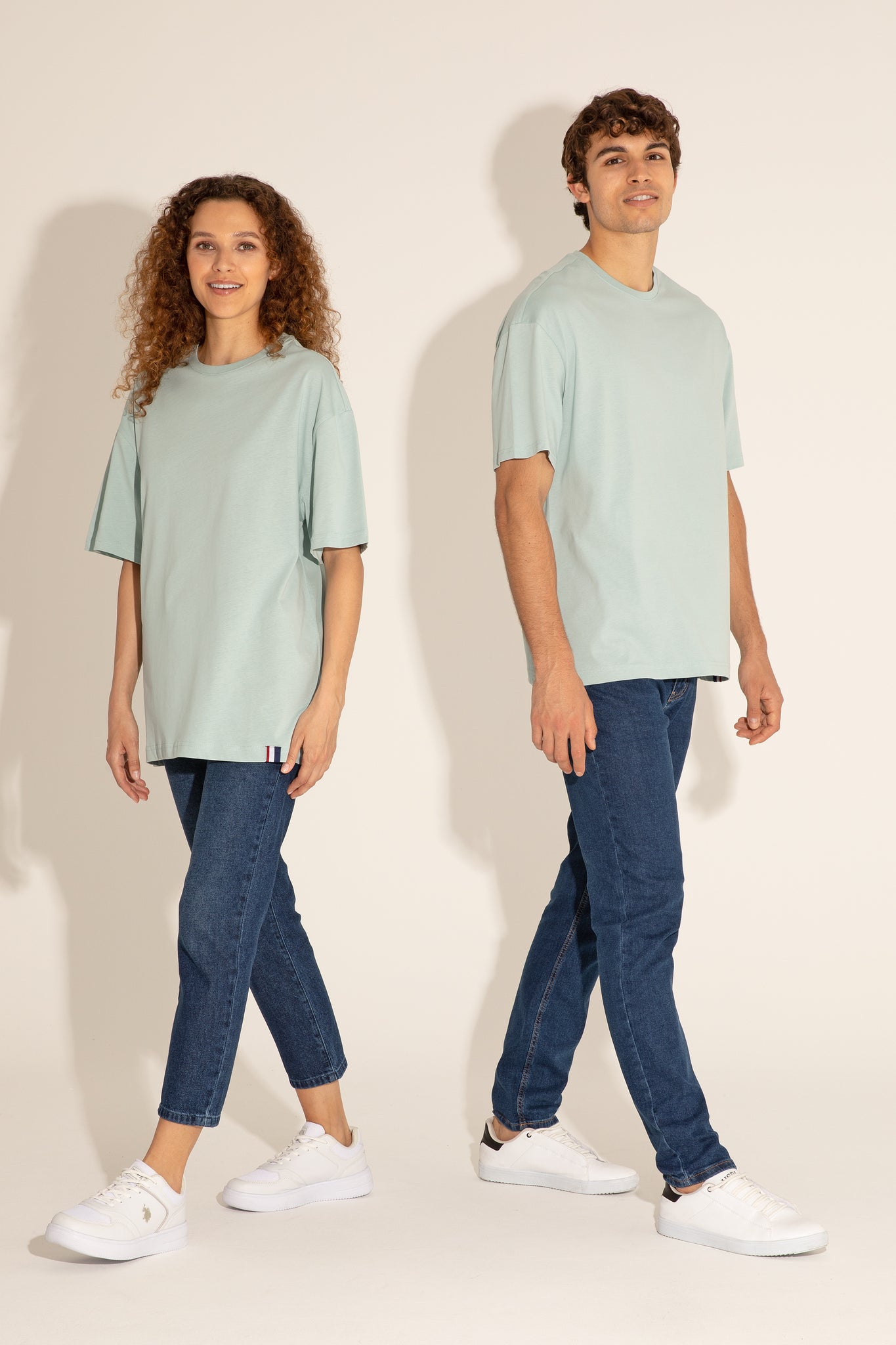 Men's Water Green T-Shirt