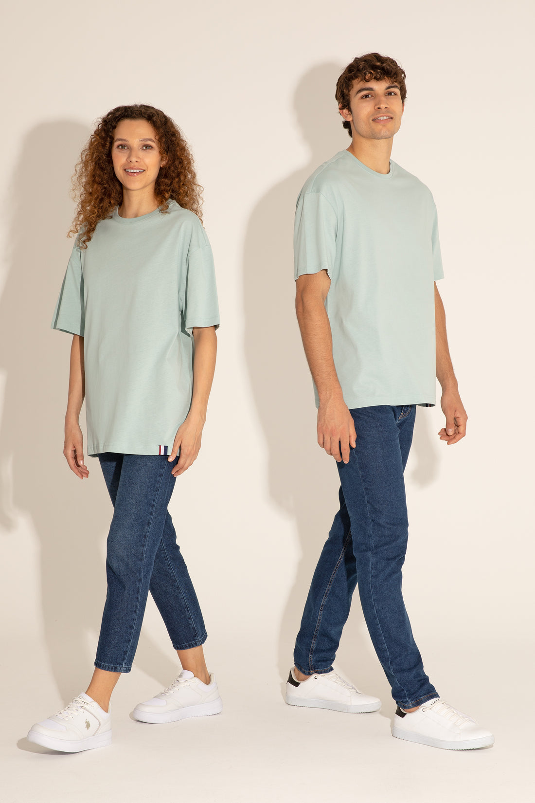Men's Water Green T-Shirt
