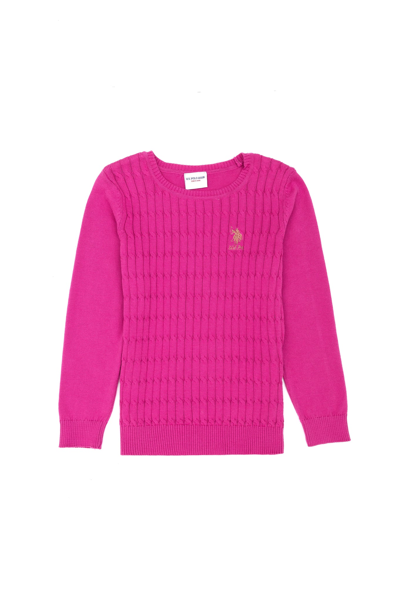 Girls' Violet Basic Sweater