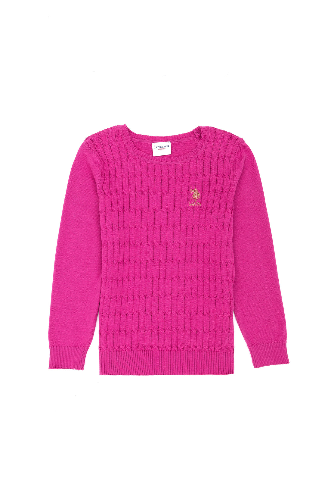Girls' Violet Basic Sweater