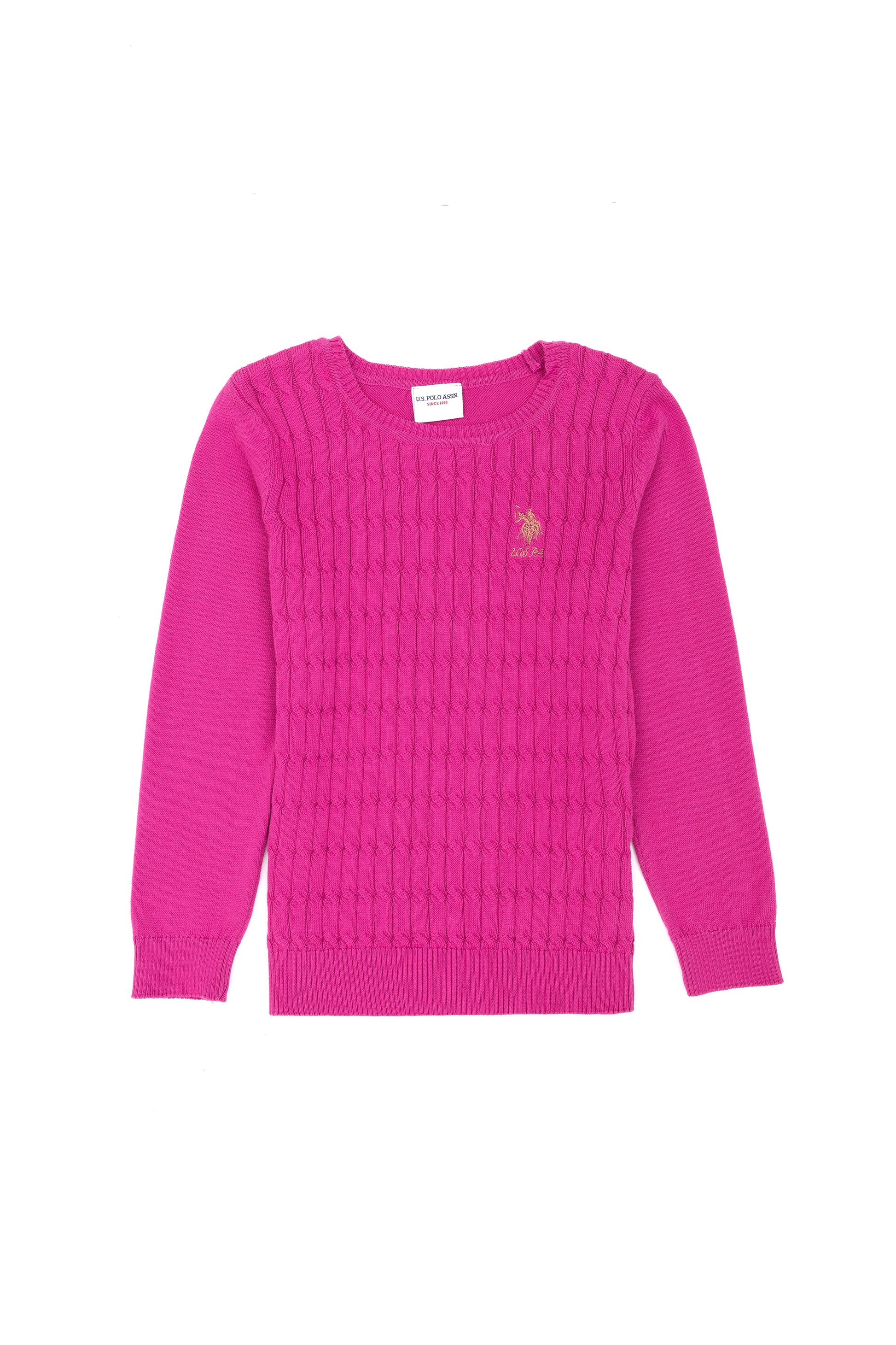 Girls' Violet Basic Sweater