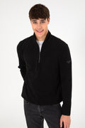 Men's Black Basic Sweatshirt