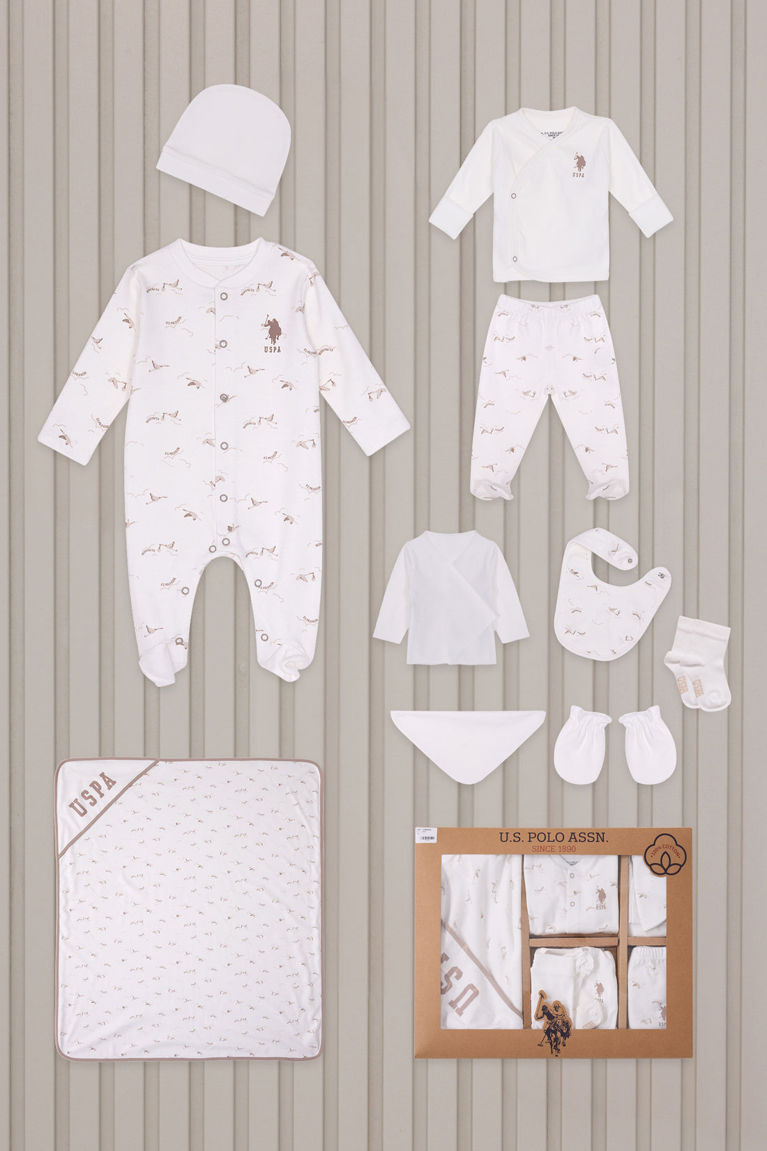 Baby Boy Cream Pajama Set