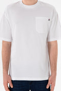 Men's Comfort Fit Crew Neck White T-Shirt