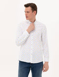 Light Green Slim Fit Long Sleeve Shirt