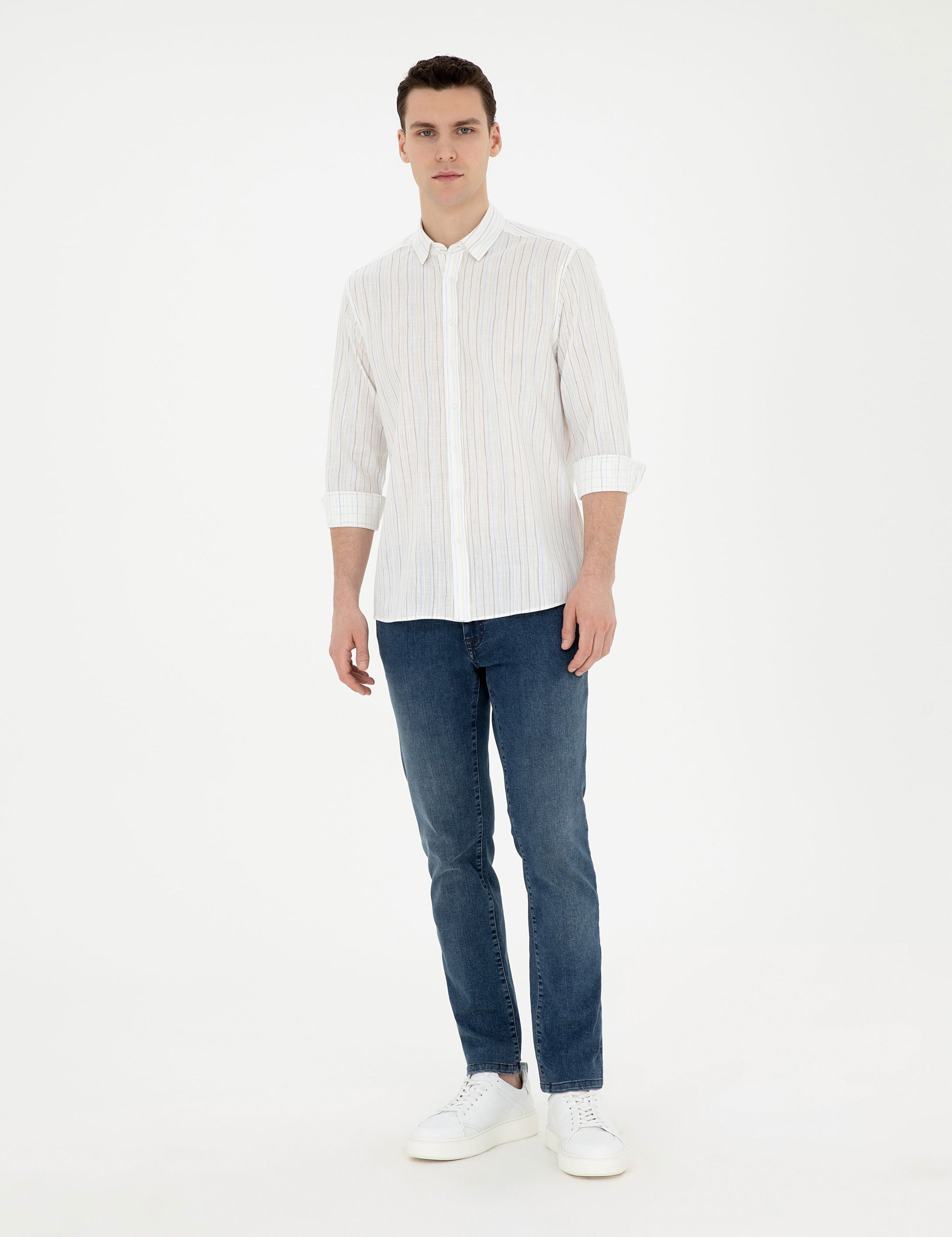 Lemon Regular Fit Long Sleeve Shirt