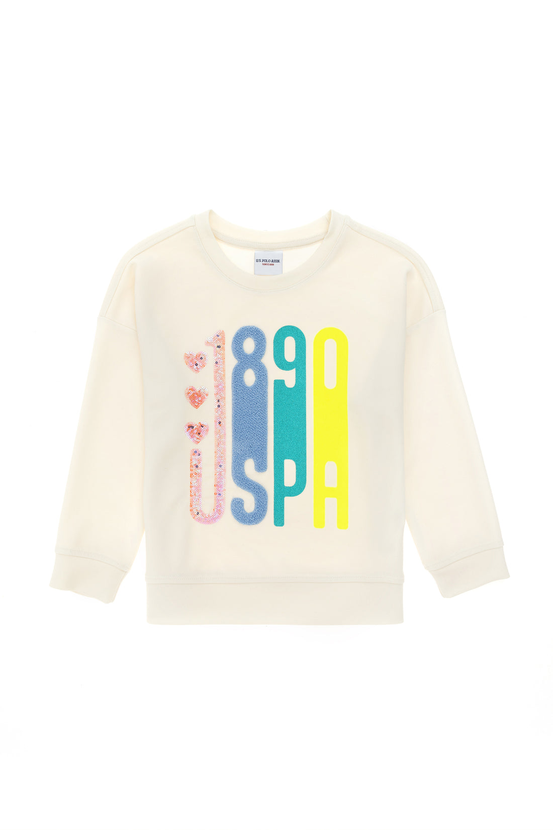 Girl's Cream Sweatshirt