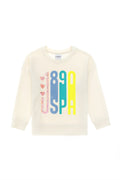 Girl's Cream Sweatshirt