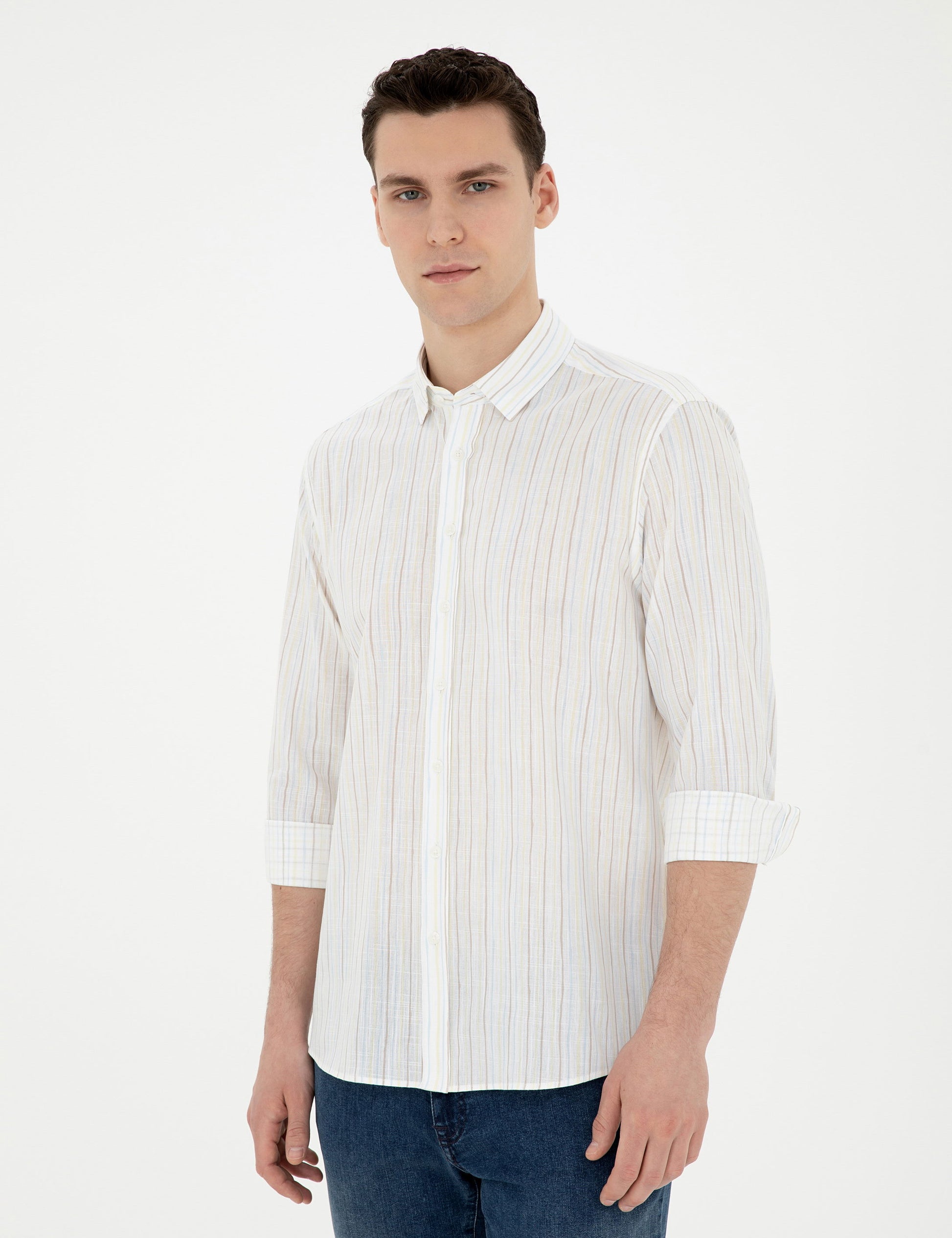 Lemon Regular Fit Long Sleeve Shirt