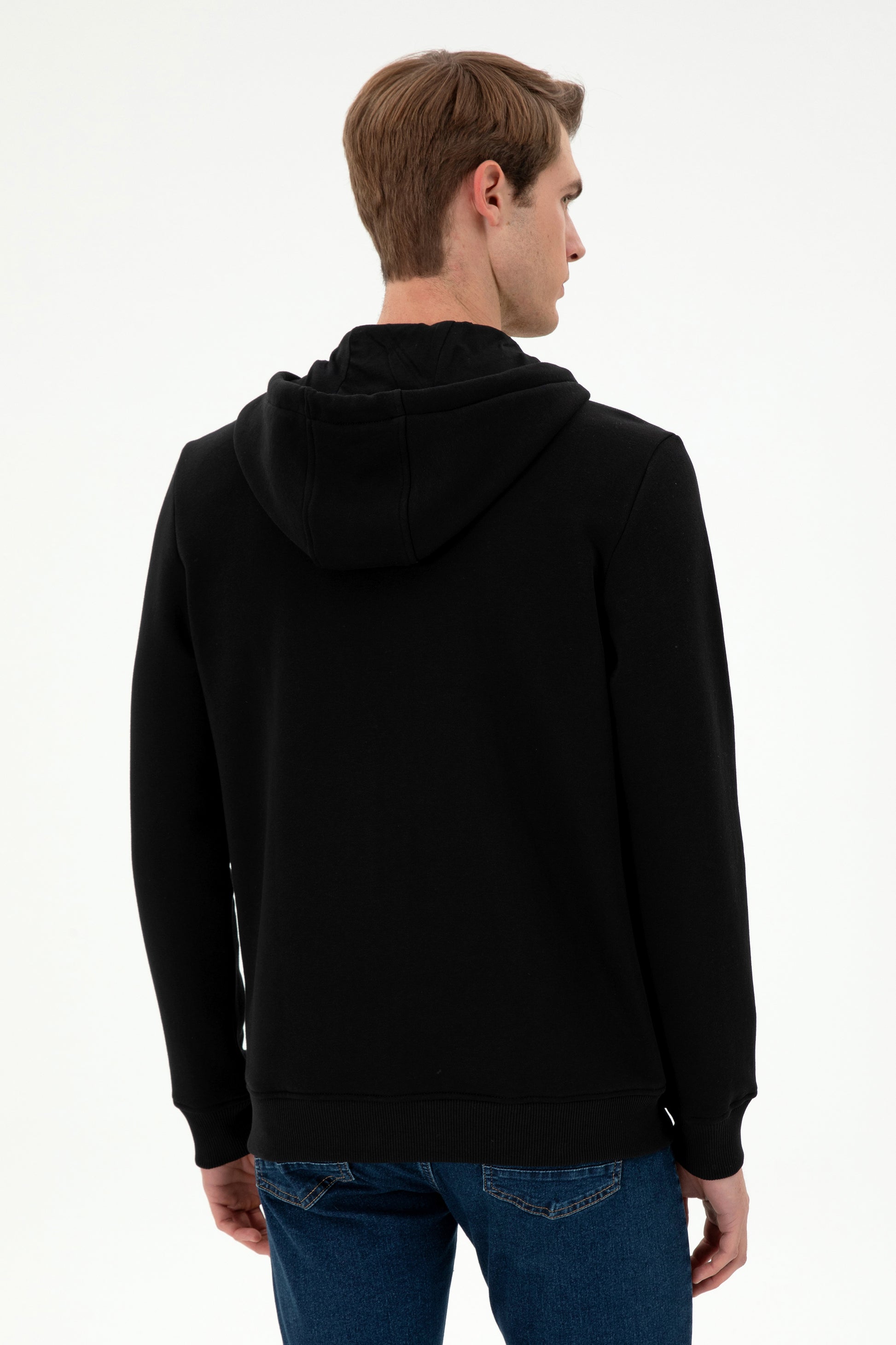 Men's Black Knitted Cardigan