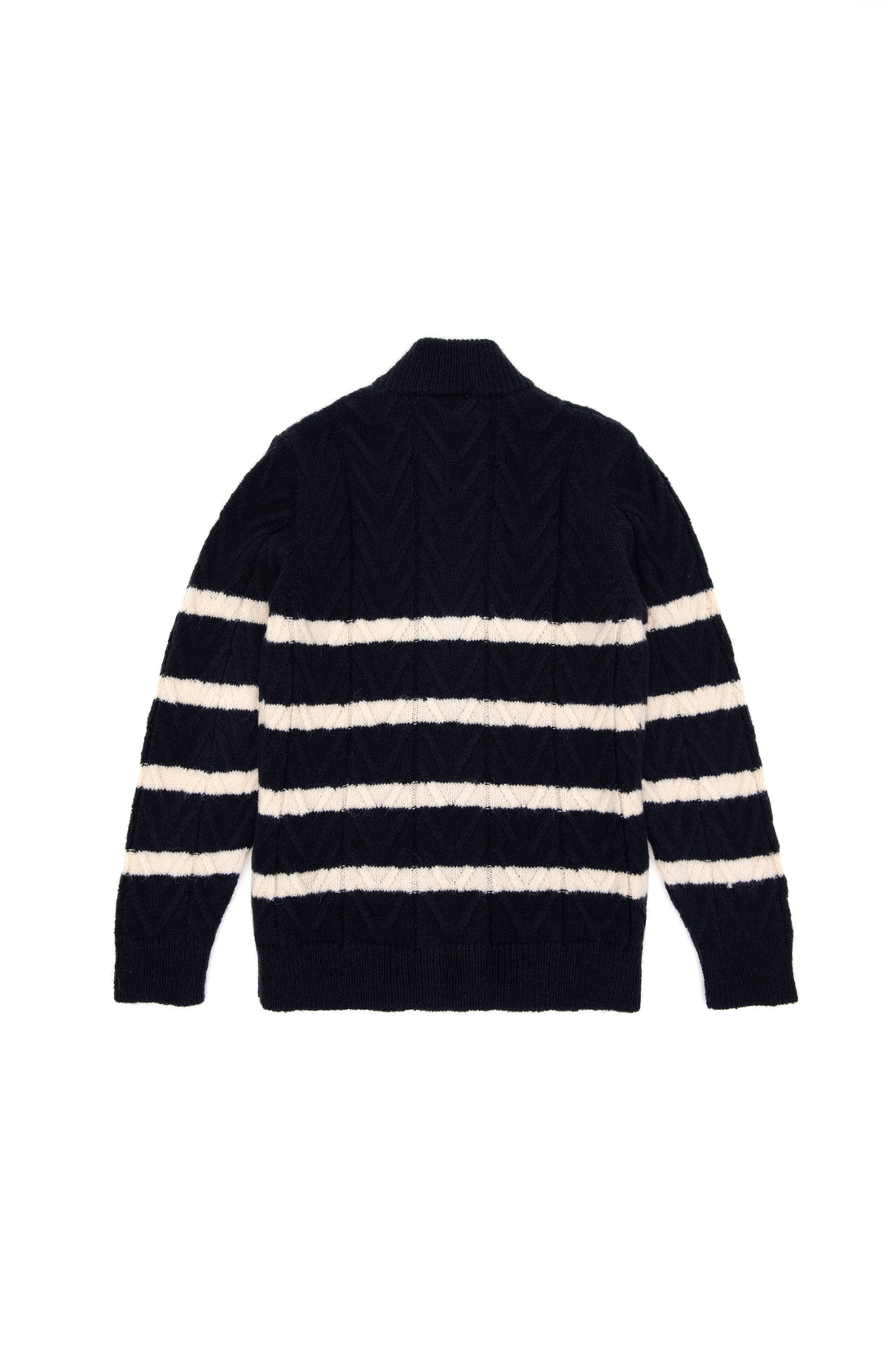 Boy's Navy Blue Knitwear Cardigan
