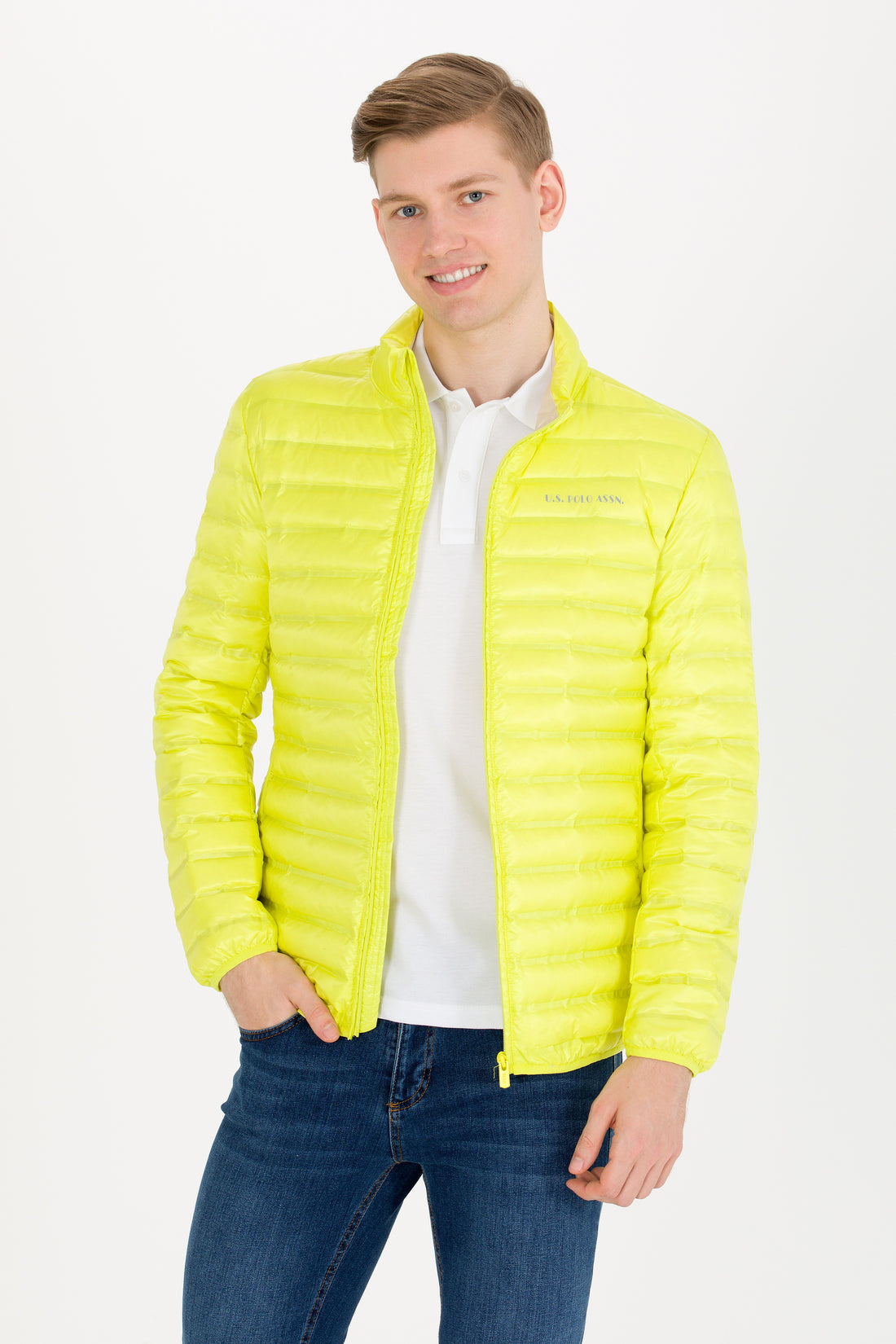 Men's Neon Yellow Coat