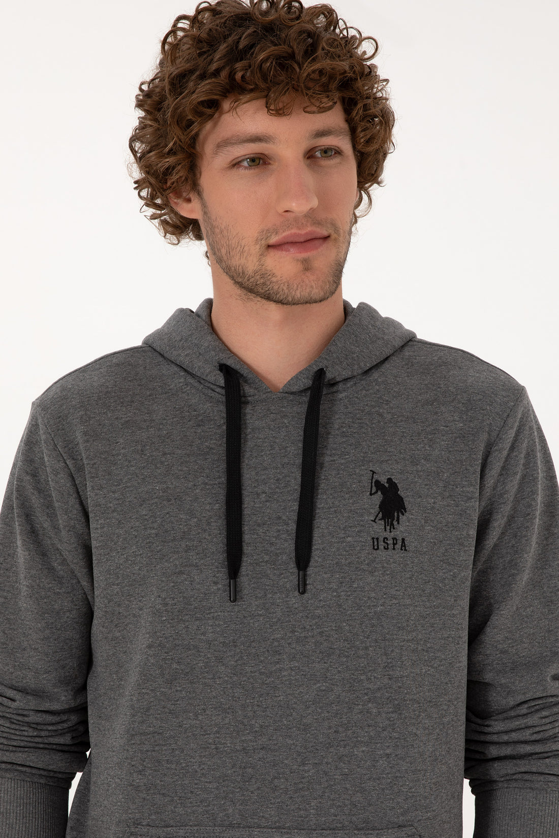 Men's Anthracite Melange Basic Sweatshirt