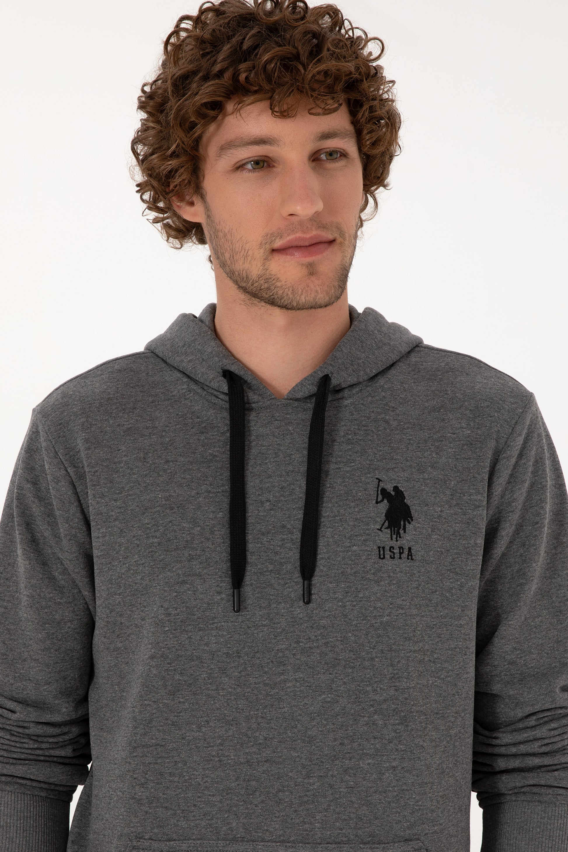 Men's Anthracite Melange Basic Sweatshirt