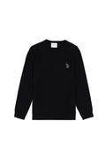 Boy's Black Basic Sweater