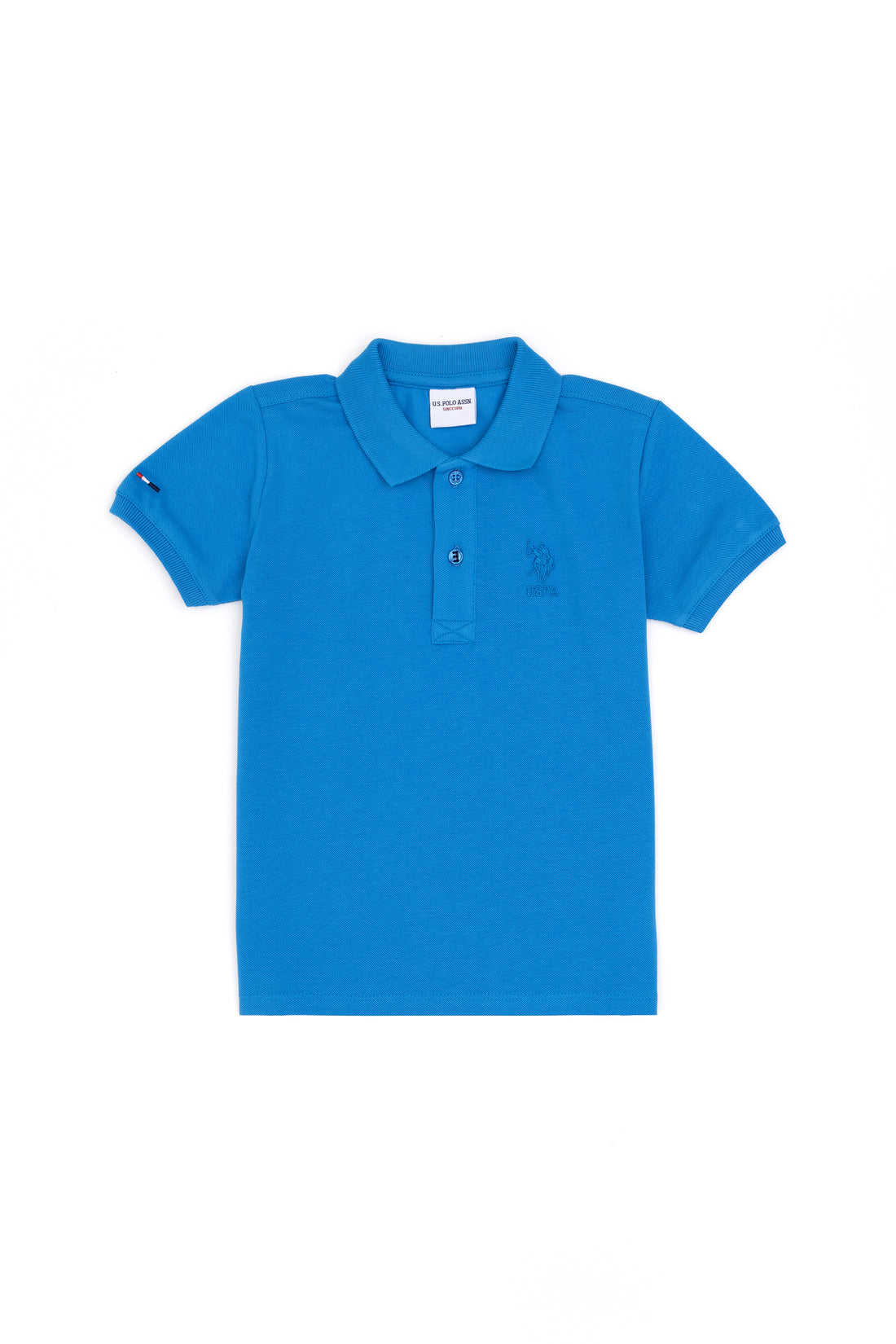Boy's Saks Basic Polo Neck T-Shirt