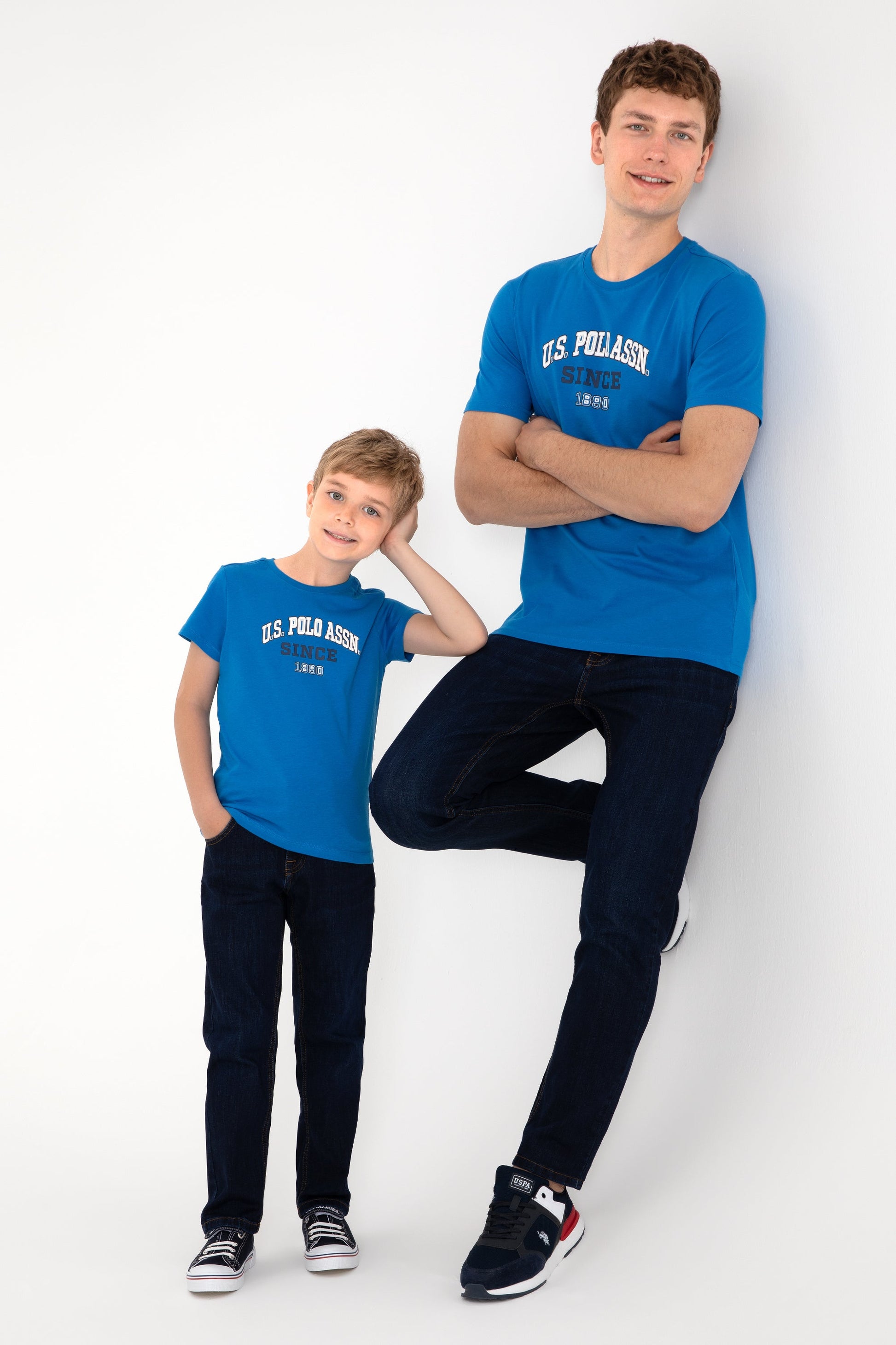 U.S. Polo Assn. - Men's Regular Fit Crew Neck Cobalt Blue T-Shirt