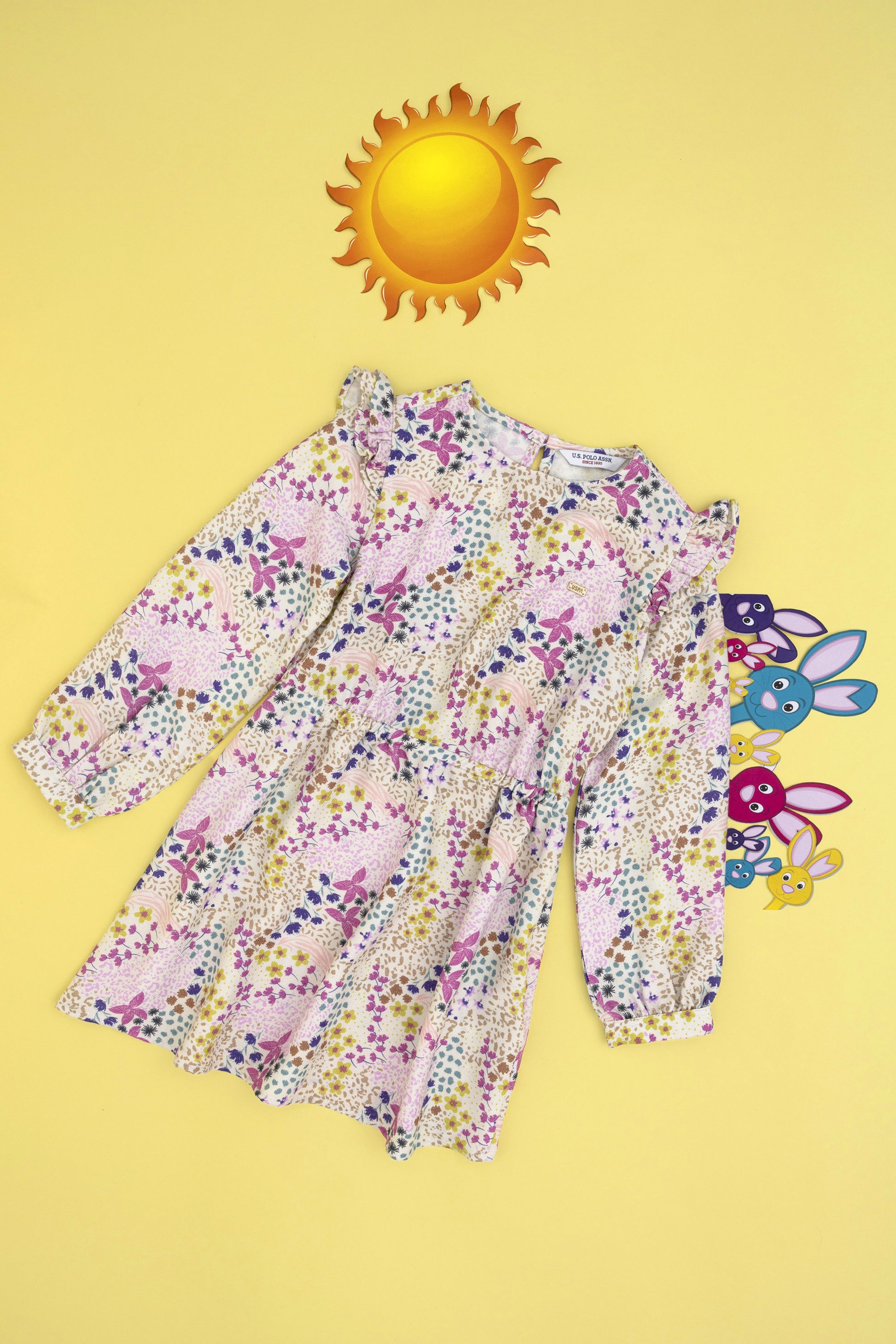 Girl's Stone Woven Dress