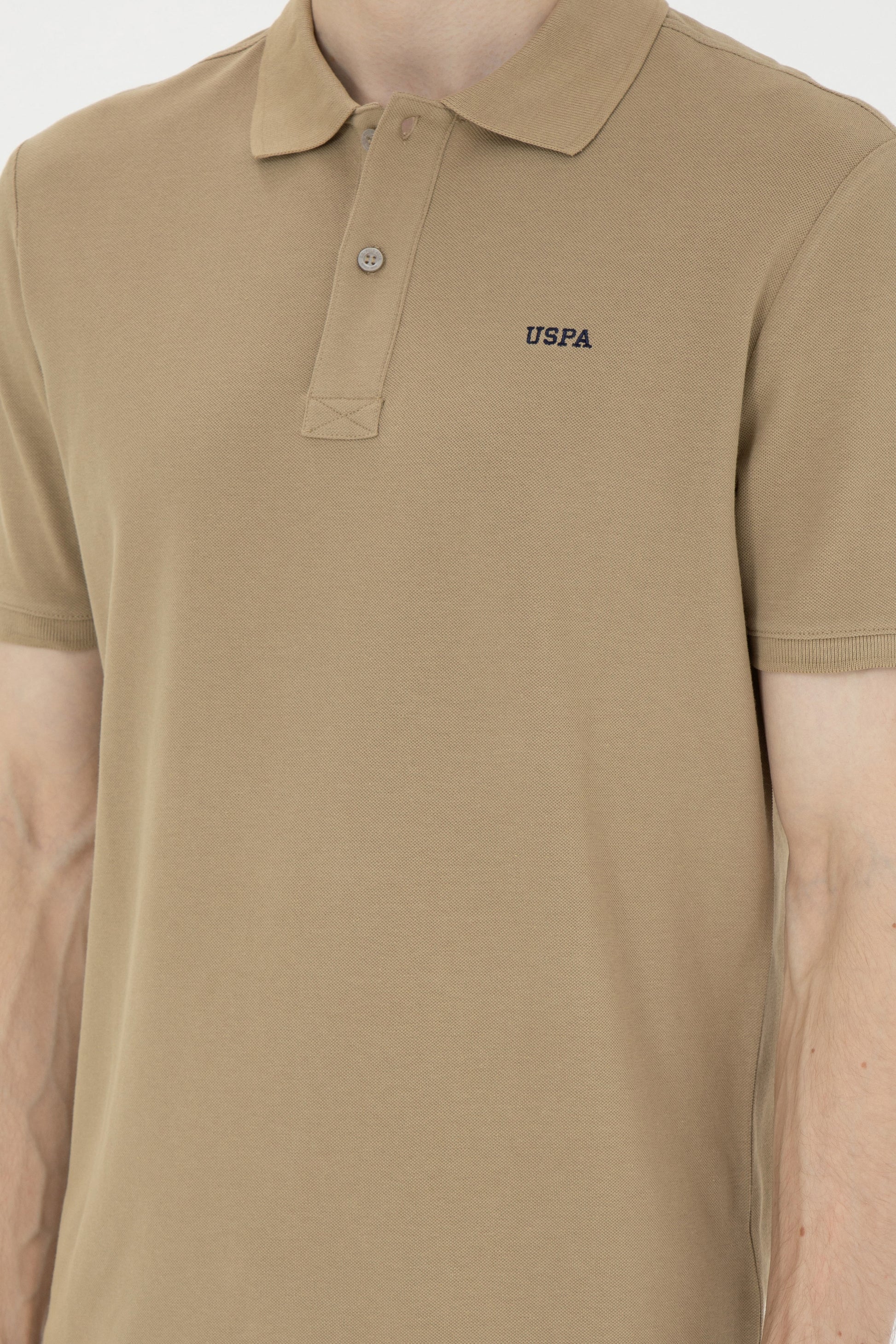 Men's Khaki Basic T-Shirt