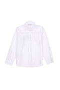 Boy's White Long Sleeve Shirt