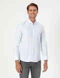 Blue Slim Fit Long Sleeve Shirt