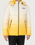 Yellow Hooded Sports Coat