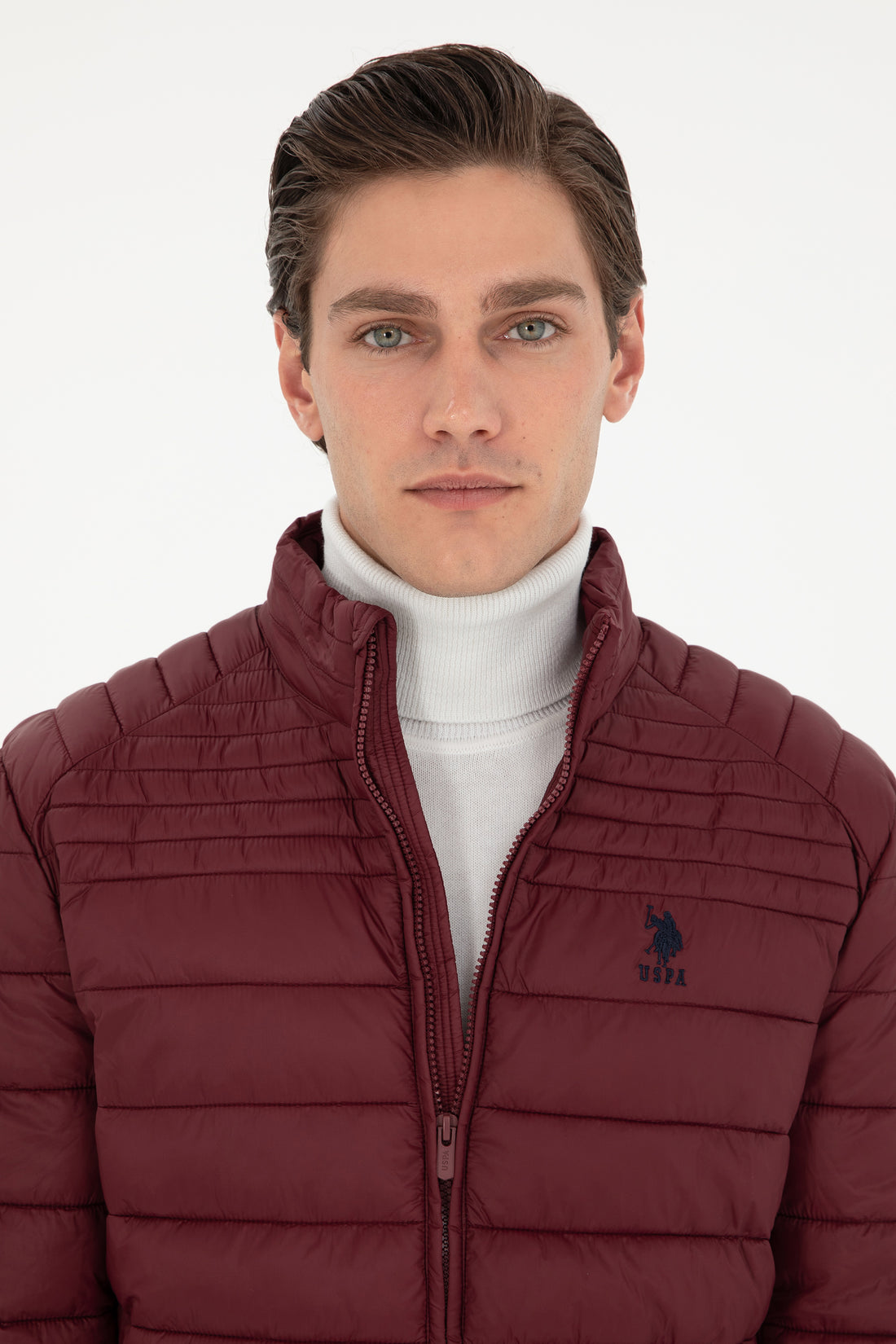 Men's Burgundy Coat