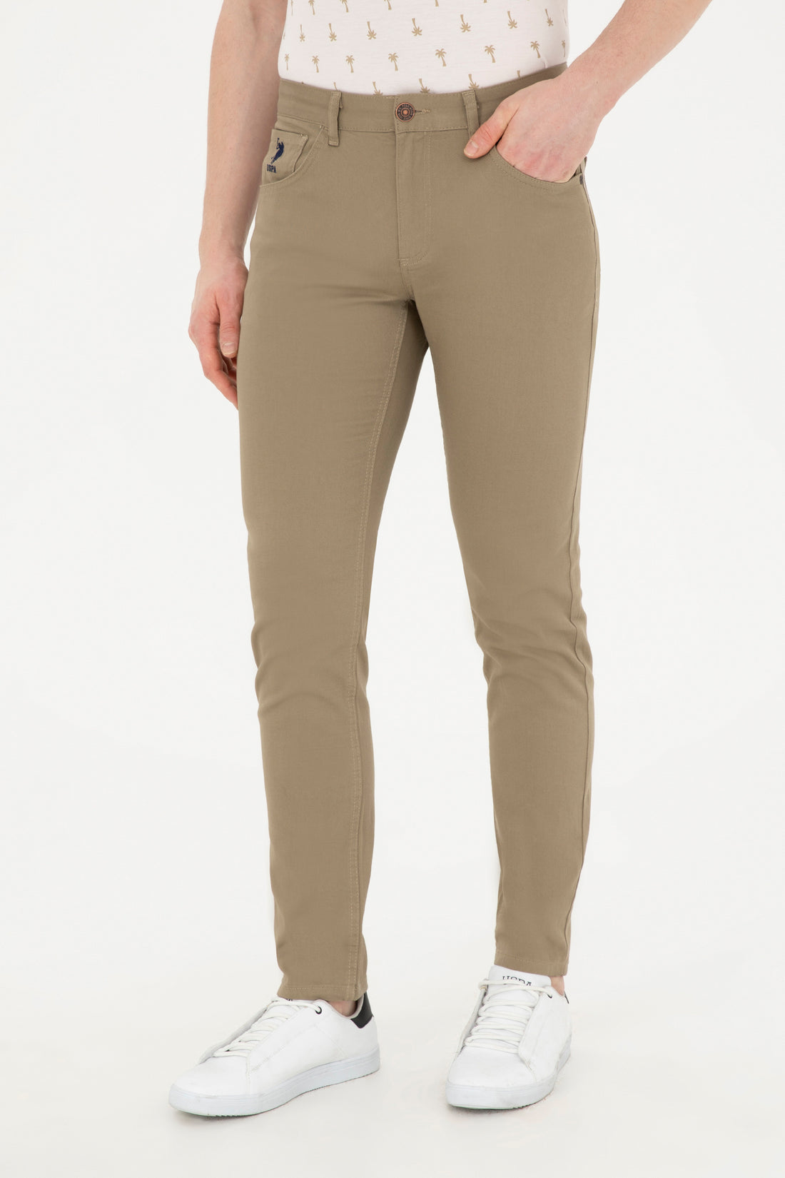 Men's Dark Khaki Canvas Pants