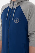 Men's Indigo Knitted Cardigan