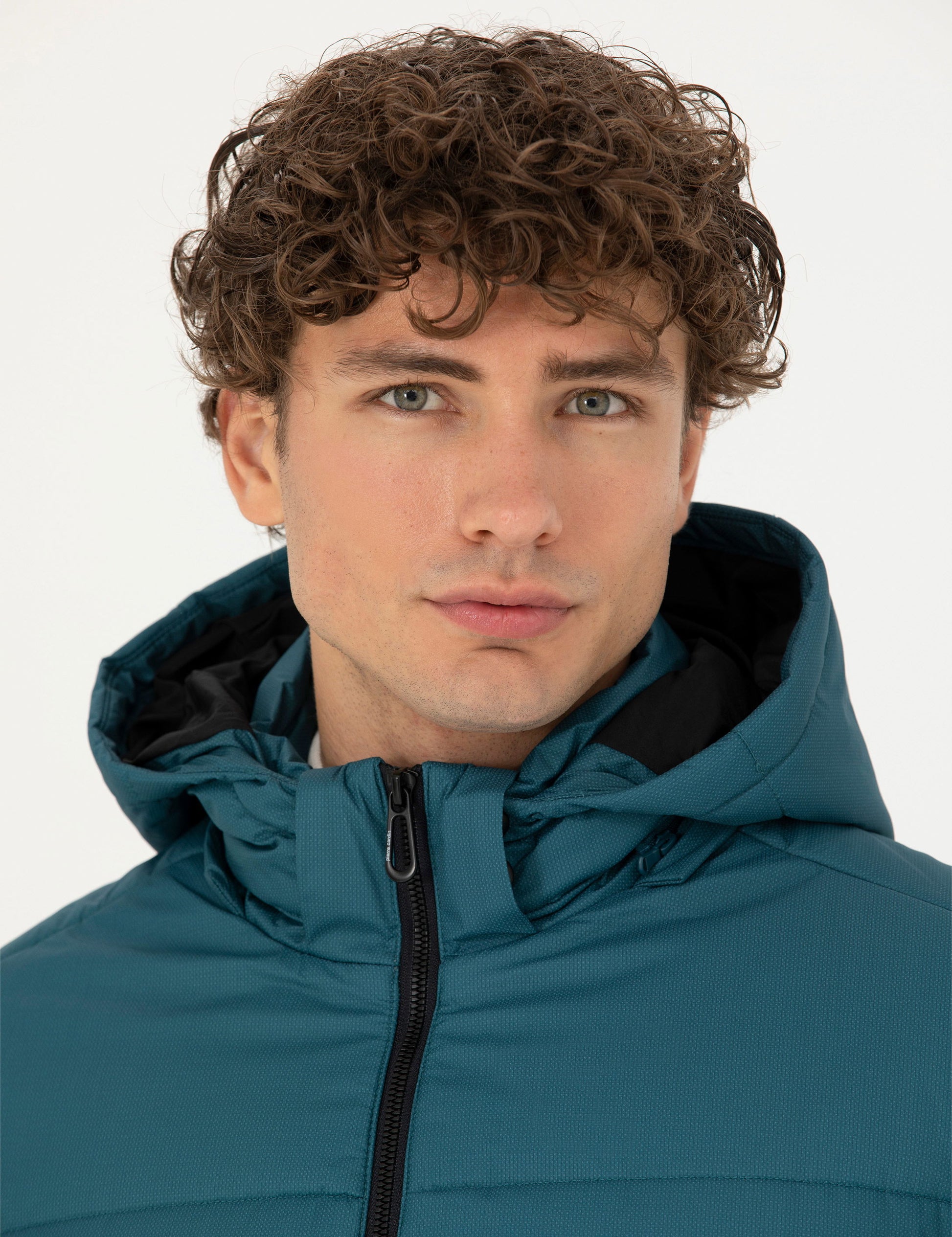 Oil Hooded Inflatable Sport Coat