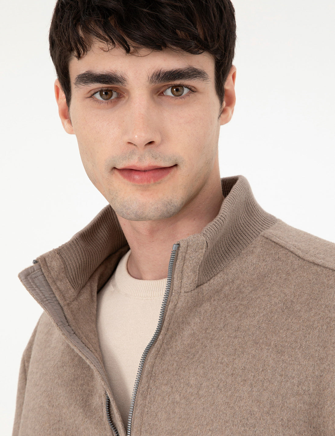 Beige Cashmere Coat