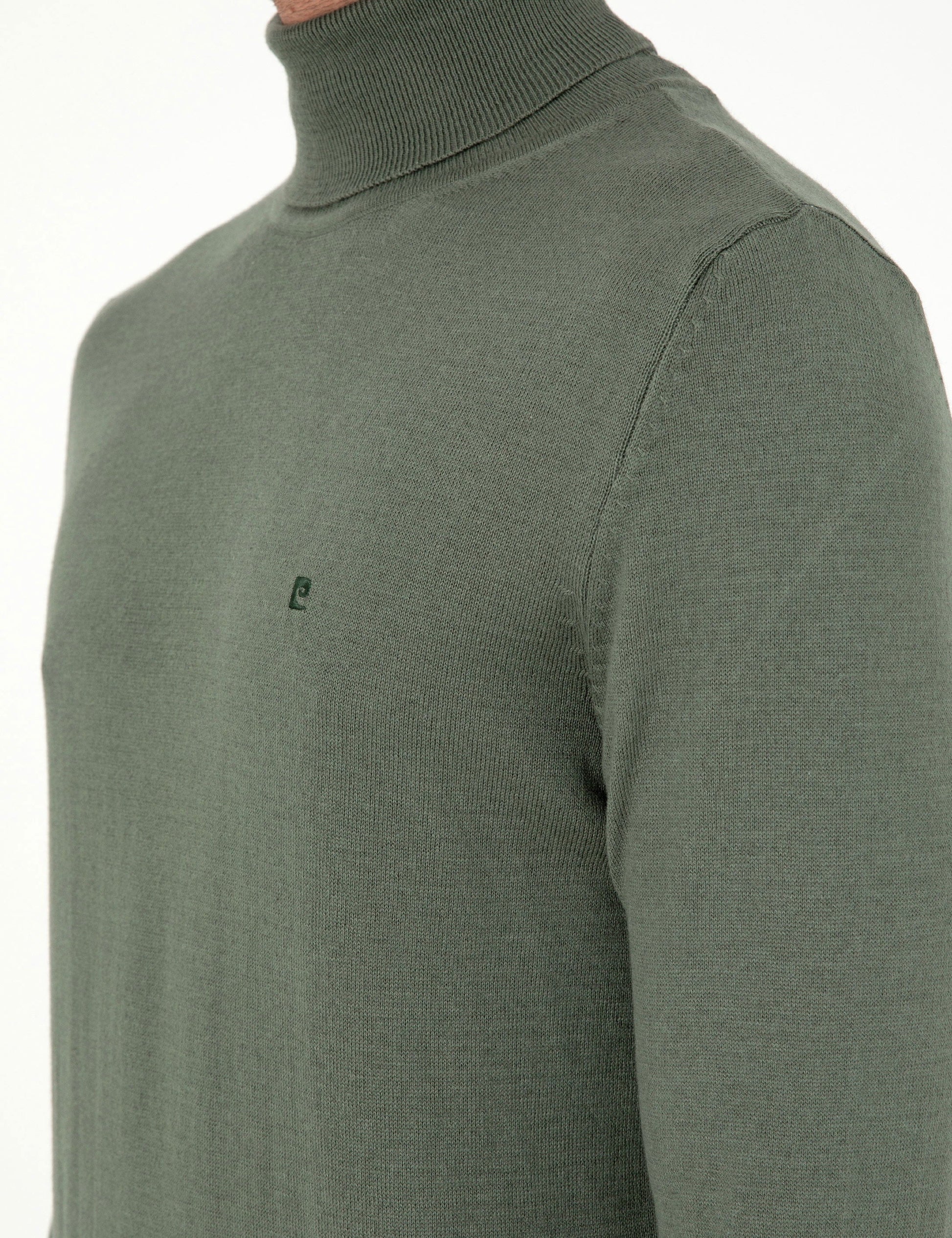 Smoke Slim Fit Turtleneck Basic Sweater Sweater