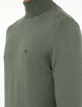 Smoke Slim Fit Turtleneck Basic Sweater Sweater