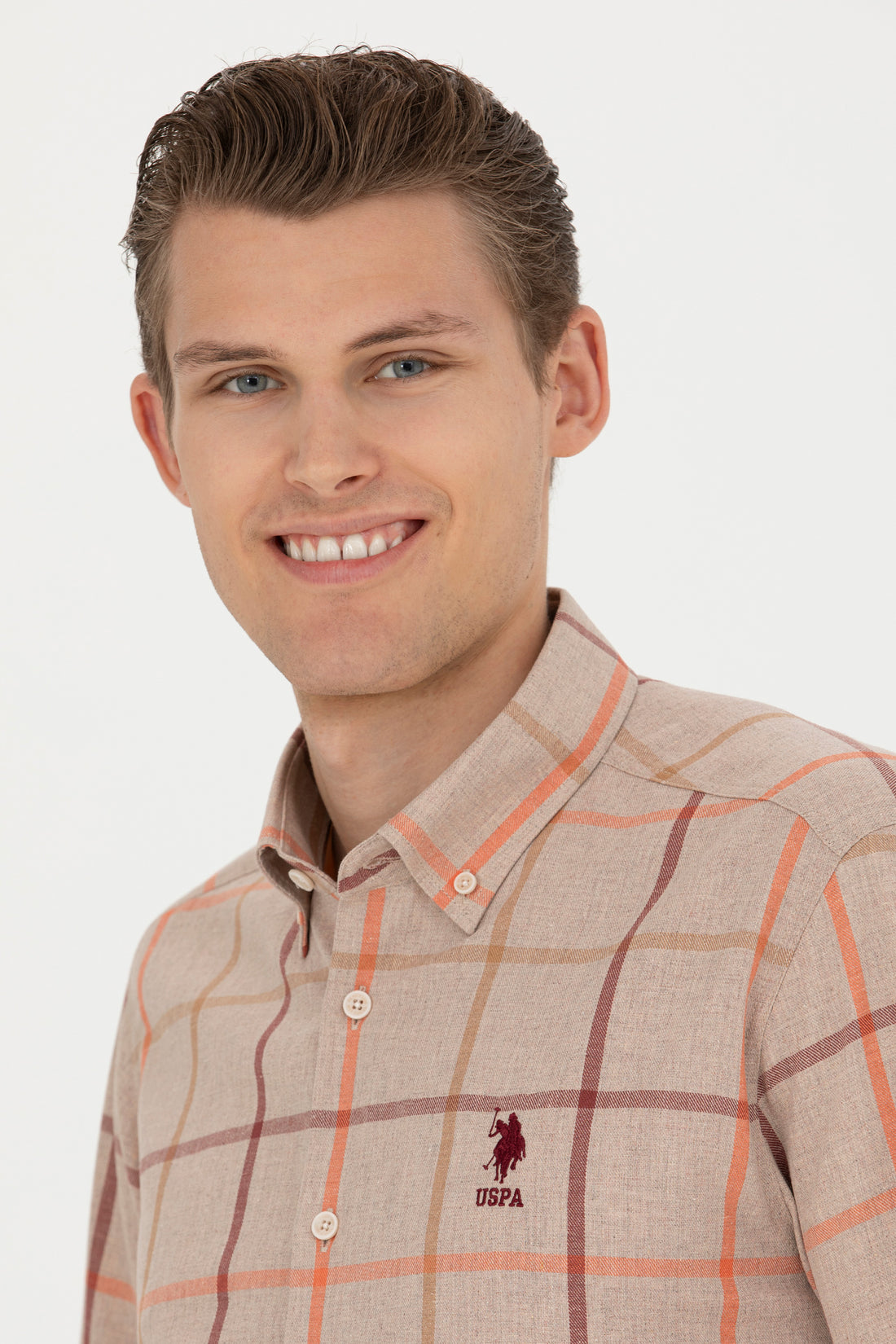 Men's Checkered Stone Shirt