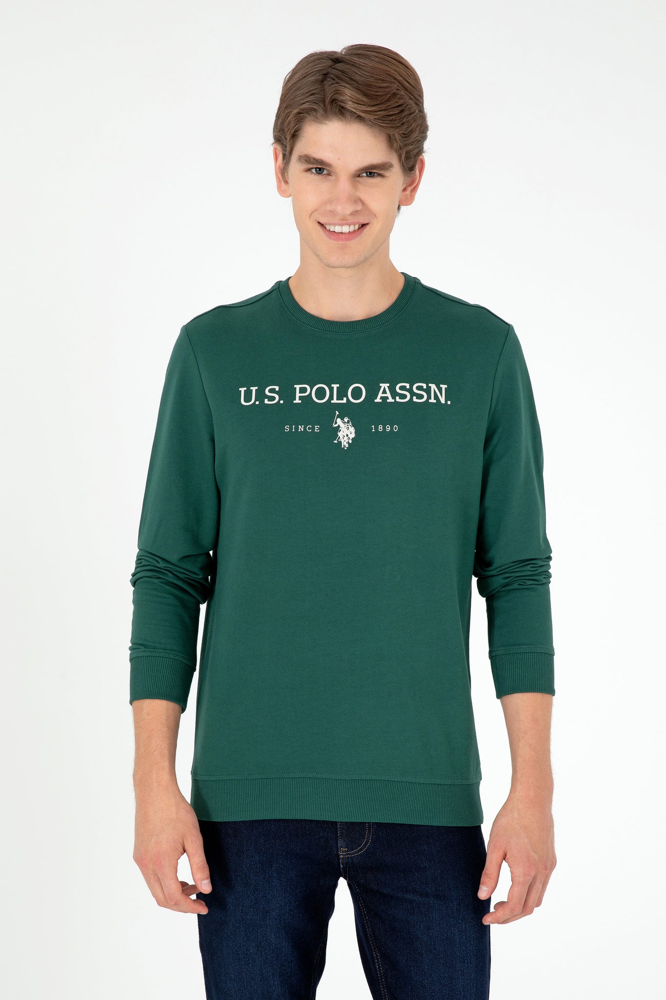 Men's Dark Green Sweatshirt