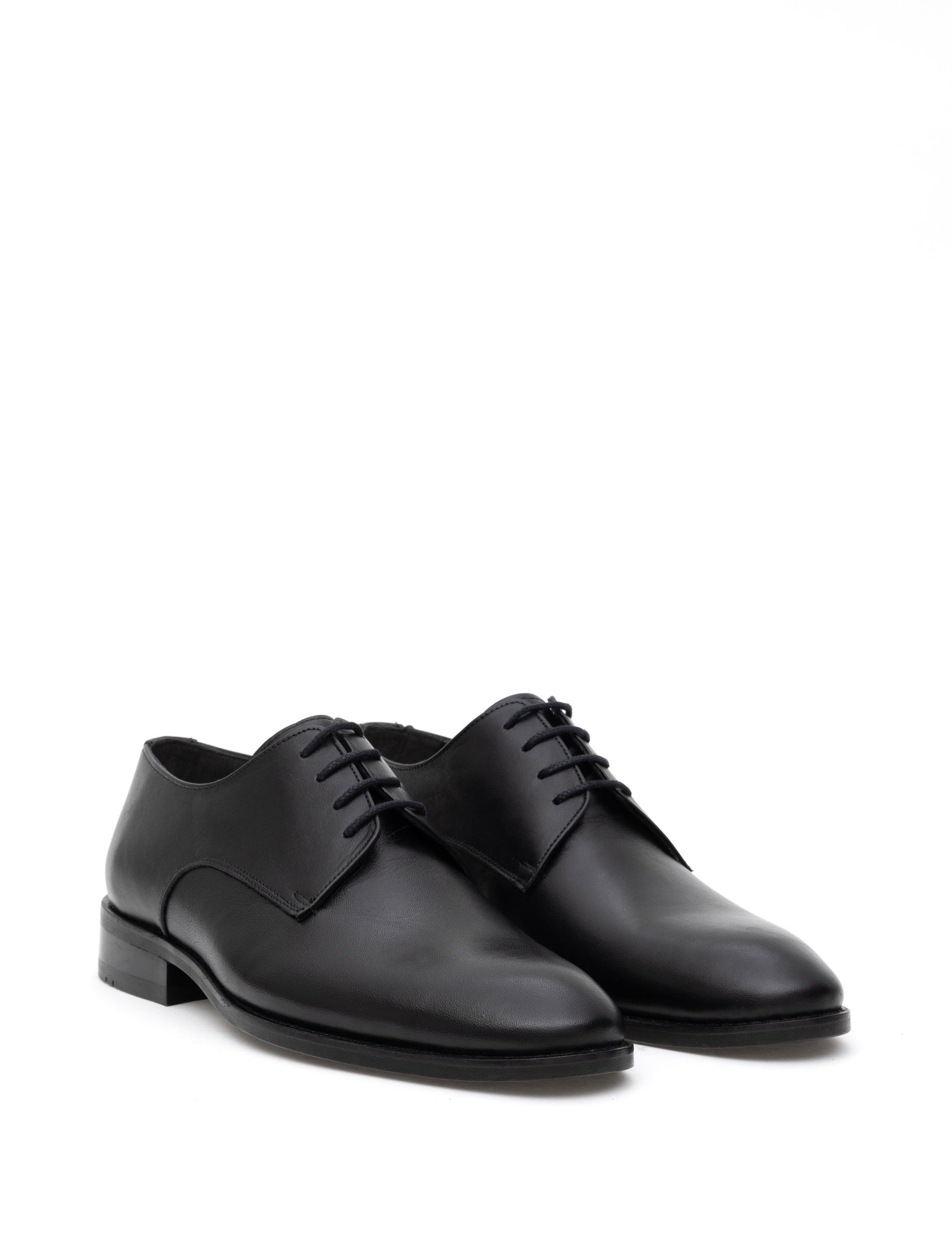 Black 100% Leather Classic Shoes