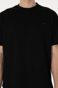 Men's Comfort Fit Crew Neck Black T-Shirt