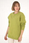 Men's Peanut Green Basic Sweatshirt