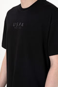 Men's Oversize Fit Crew Neck Black T-Shirt