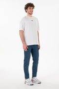 Men's Comfort Fit Crew Neck White T-Shirt