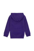 Girls' Purple Basic Hooded Sweatshirt