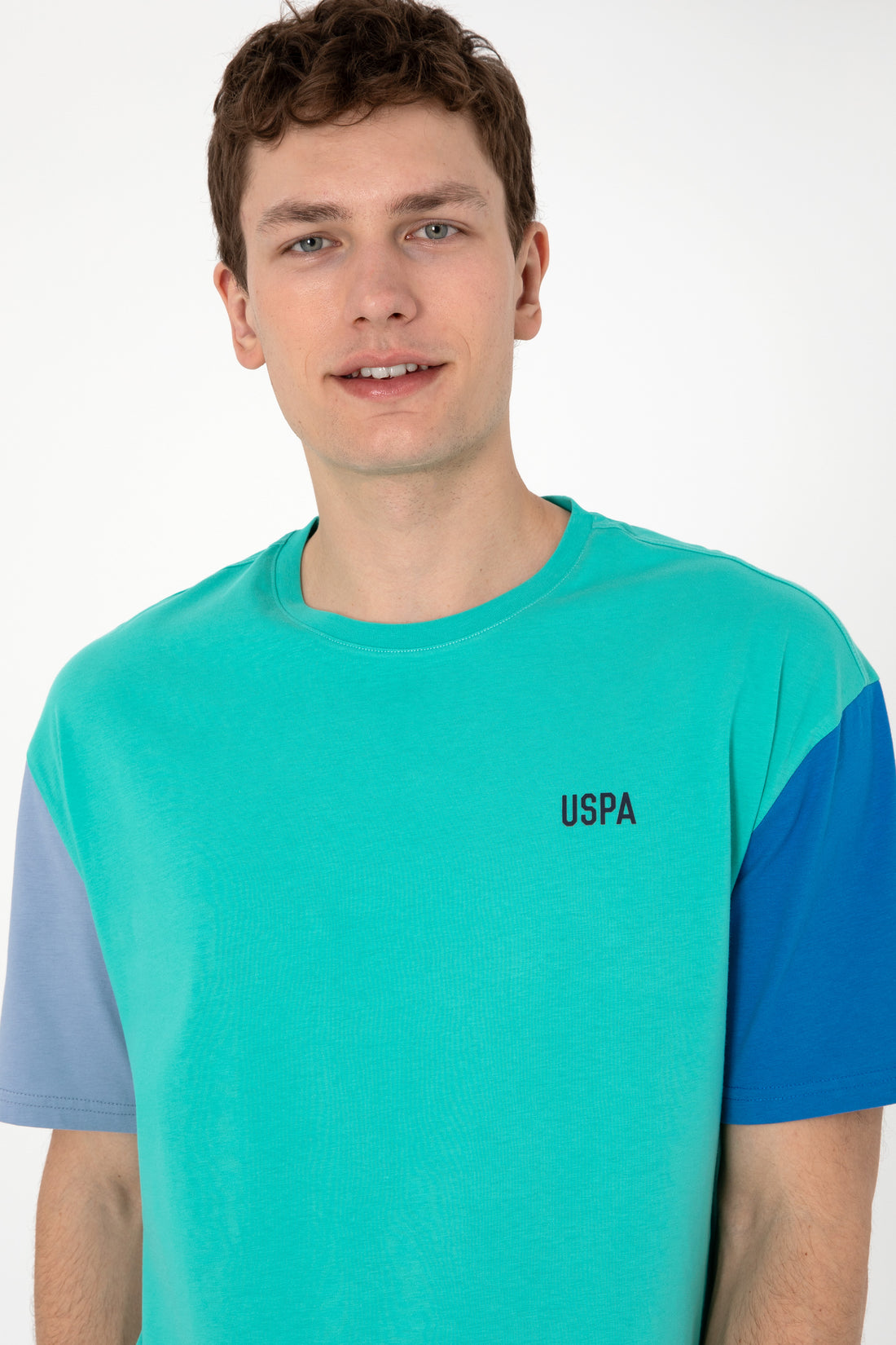 Men's Comfort Fit Crew Neck Mint T-Shirt