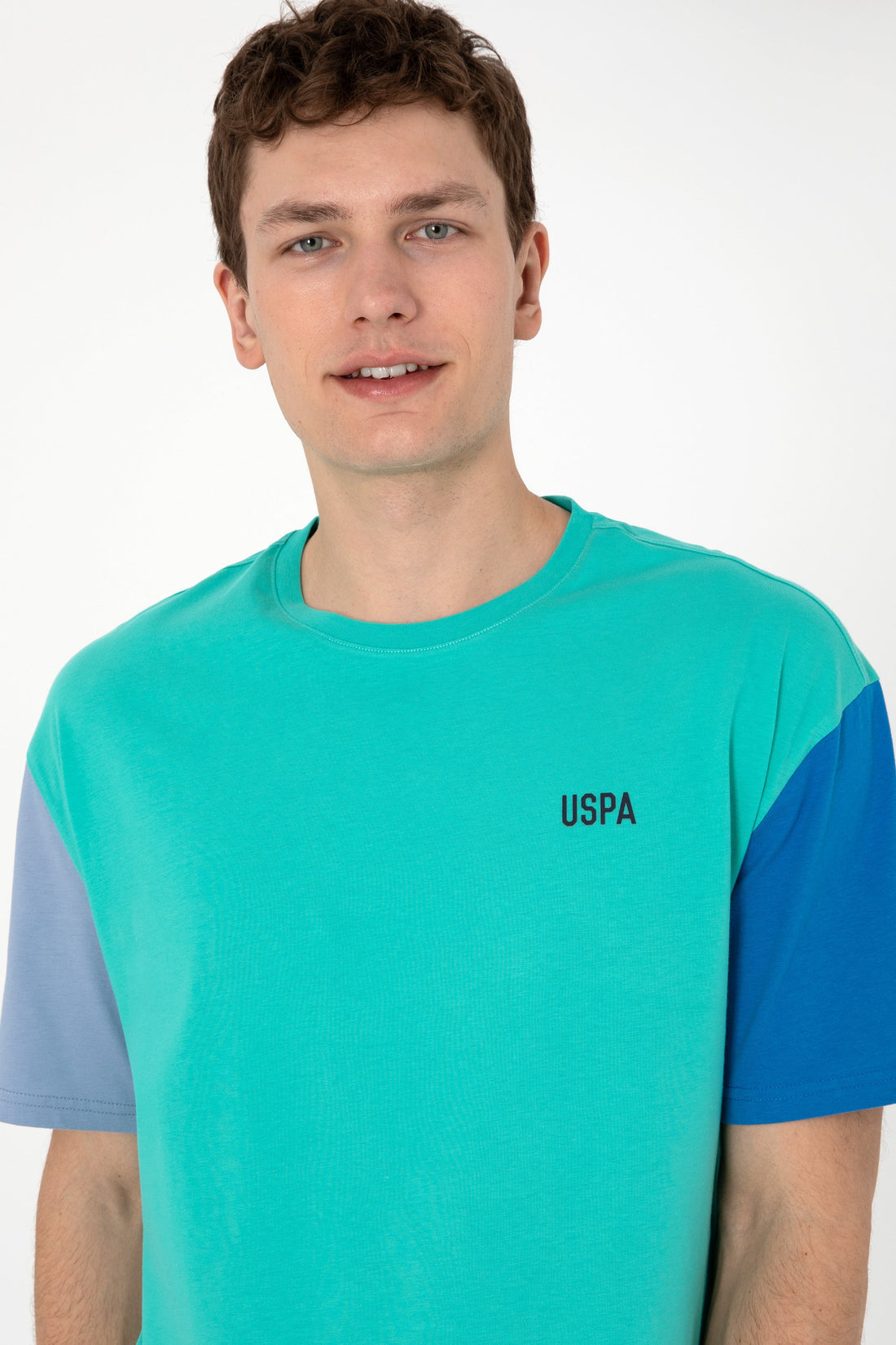 U.S. Polo Assn. - Men's Comfort Fit Crew Neck Mint T-Shirt