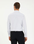 Navy Blue Slim Fit Long Sleeve Shirt