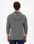Men's Anthracite Melange Basic Sweatshirt