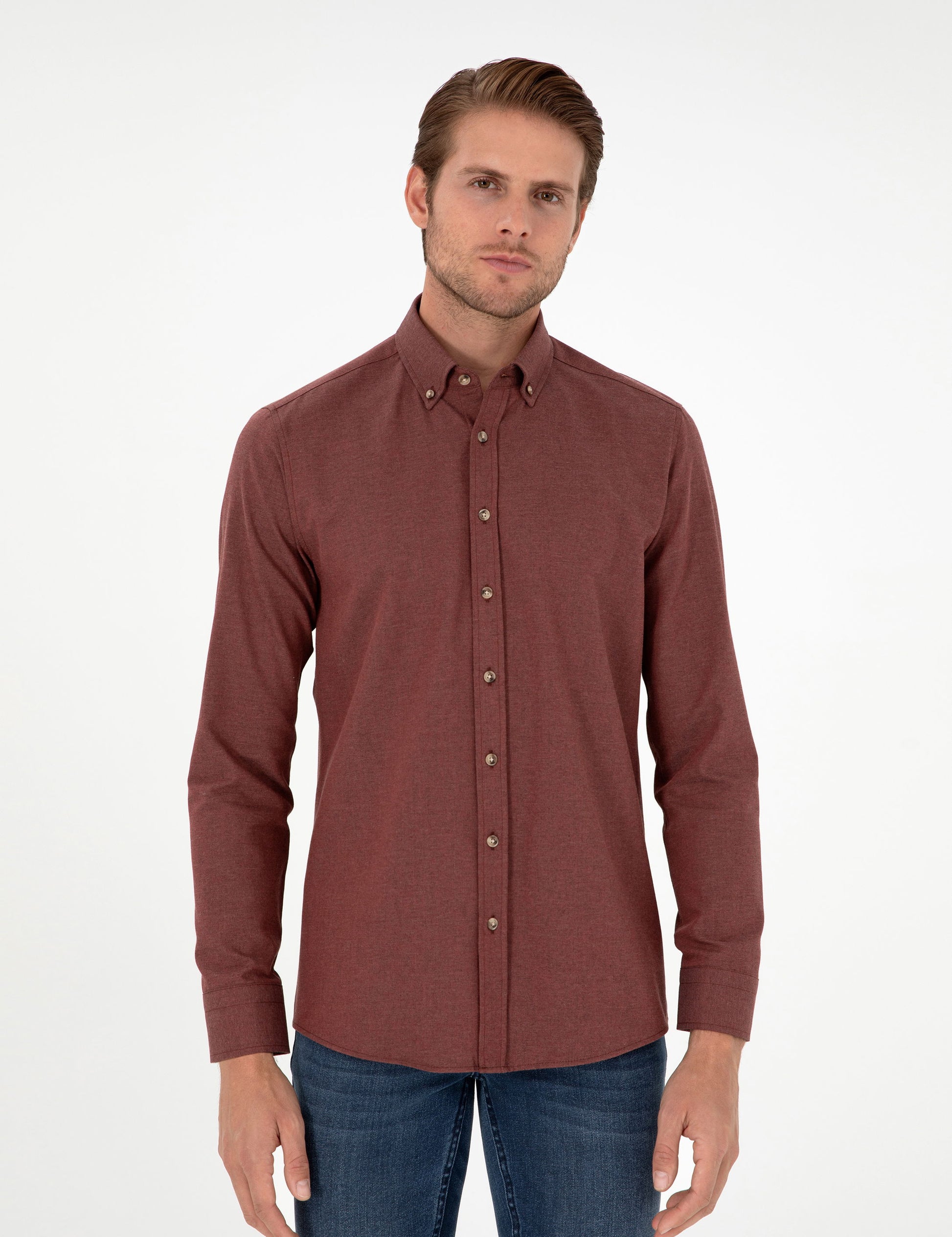 Tile Slim Fit Long Sleeve Shirt