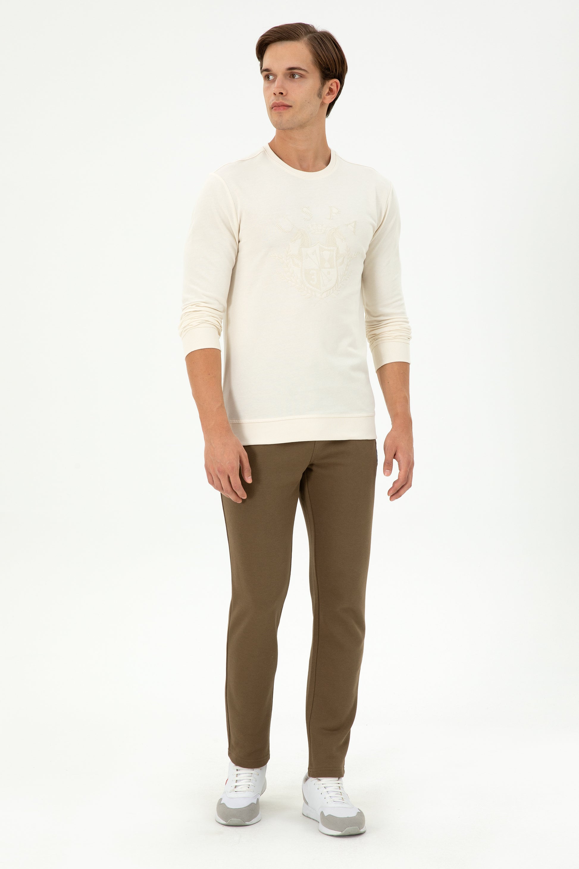 Men's Khaki Sweatpants